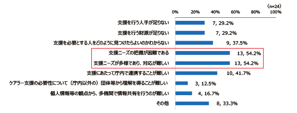 ケアラー支援の課題